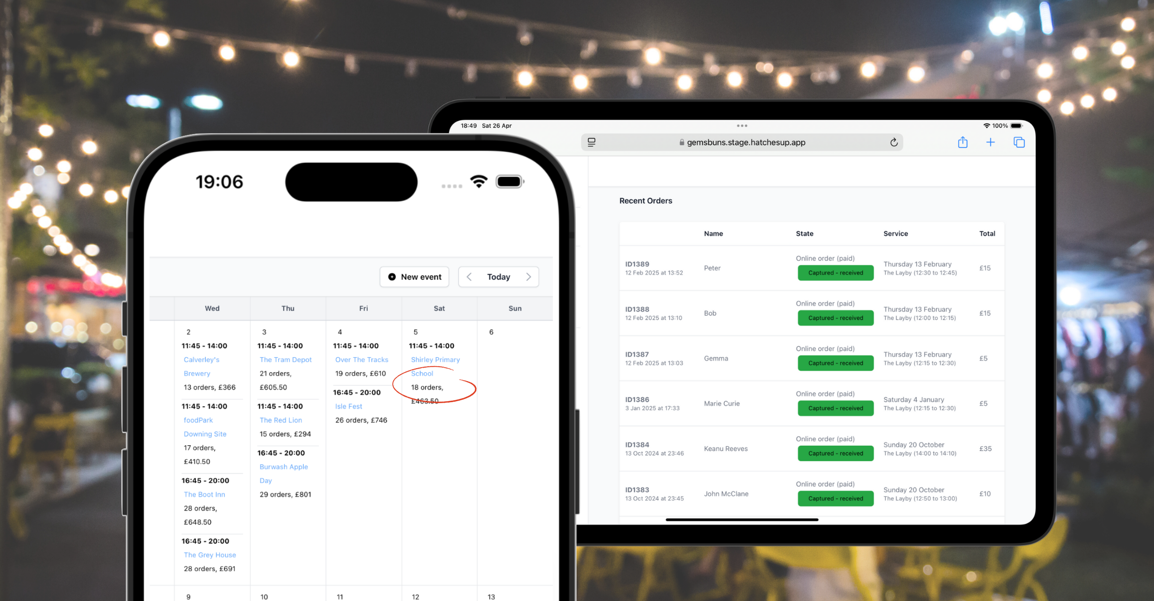 Calendar screenshot